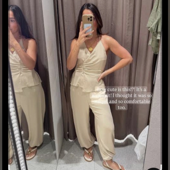Zara Long Halter Jumpsuit - Picture 5 of 10